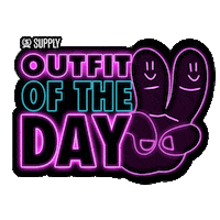 Neon Moda Sticker by Supply