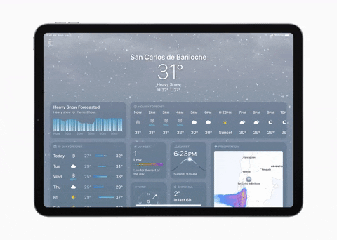 dwaipayansengupta giphyupload apple ipad weatherapp GIF