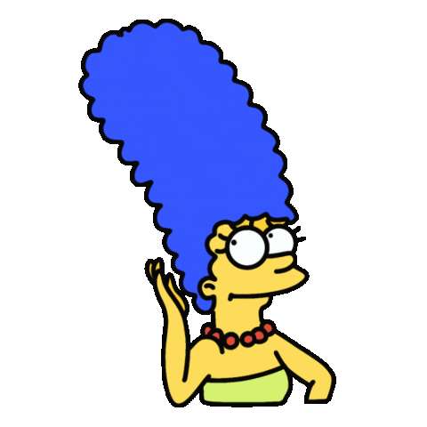 Glow Marge Simpson Sticker