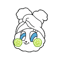 Bunny Rabbit Sticker by HIKOCO