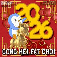Chinese New Year Penguin GIF by Pudgy Penguins