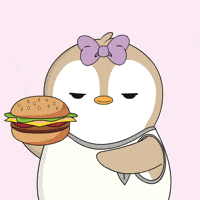 Hungry Fast Food GIF by Pudgy Penguins
