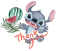 Watermelon Thank You Sticker