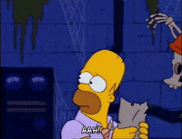 scared homer simpson GIF