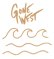 Slow Down Tides Sticker by Gone West