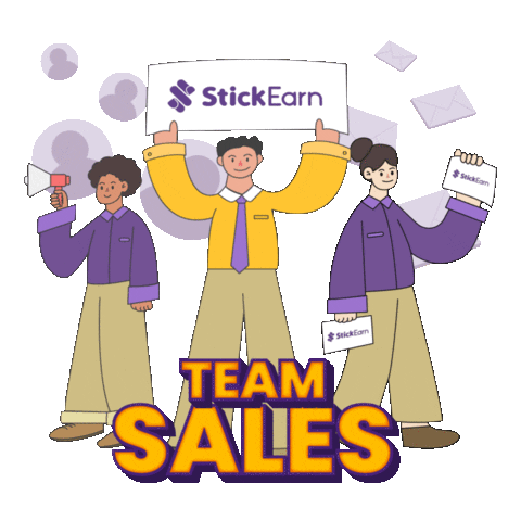 Team Earn Sticker by StickEarn