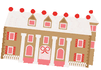 Gingerbread House Nashville Sticker by Infinity Hospitality