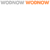wodnow workout training crossfit clean Sticker