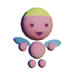 3D Love Sticker