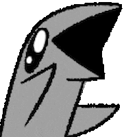 Fish Shark Sticker