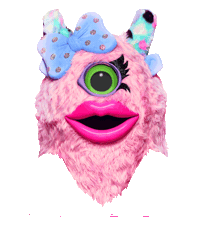 Miss Monster Sticker by The Masked Singer