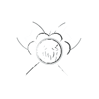 barTbaren style beard cap streetwear Sticker