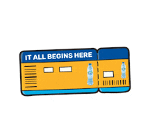 Travel Ticket Sticker by Al Ain Water Official