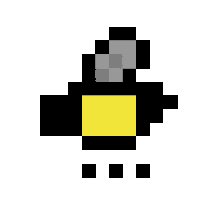 8 Bit Pixel Art Sticker