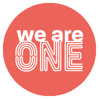 We Are One Sticker by Stockanotti