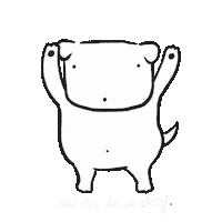 Dog Play Sticker