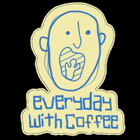 Tuangcoffee everyday with coffee GIF
