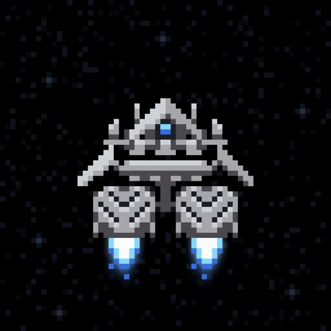 fimavectors giphyupload arcade pixel art rocket GIF