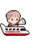 Pixel Travel Sticker