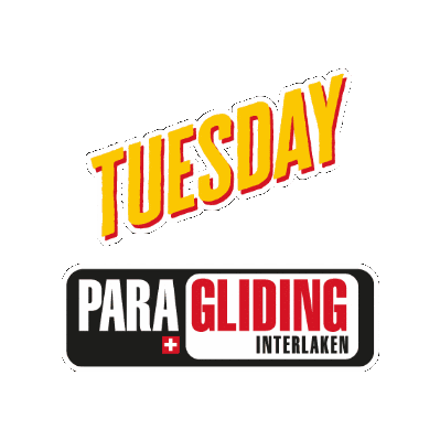 Tuesday Switzerland Sticker by Paragliding Interlaken