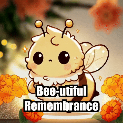 Autumn Bee GIF by Beelightened