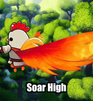 Soar High Freedom GIF by Zorooster