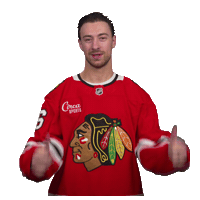 Andrew Mangiapane Thumbs Up Sticker by NHLBlackhawks