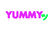 happibyhenssler food glitch yummy neon Sticker