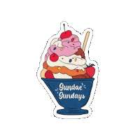 PaliAdventures summer camp sundae pali pali adventures Sticker
