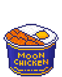 ishangry space alien burger korean Sticker