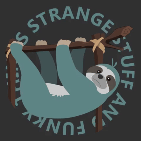 Sloth yawns and asks to be left alone