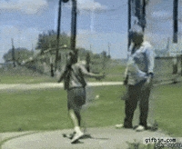 girl fail GIF