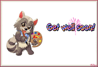 Get Well Soon Animated Card GIF