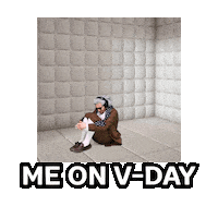 Lonely Valentines Day Sticker