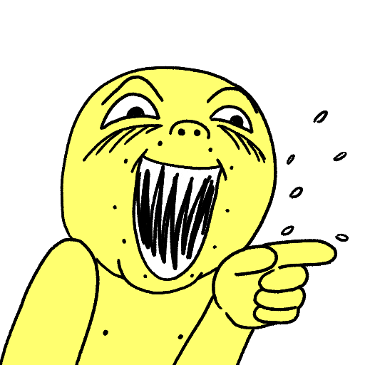 Happy Laughing Sticker