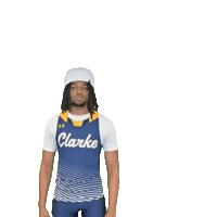 Clarke Athletics Sticker by Clarke University