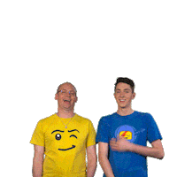 Happy Laugh Sticker by LEGO Masters Australia
