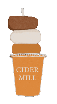 Apple Cider Fall Sticker