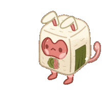 Rabbit Falling Sticker by Mr.io Games