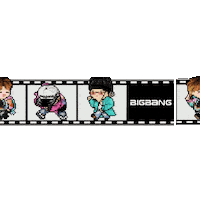 G Dragon Pixel Sticker