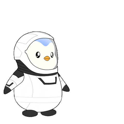 Outer Space Sticker by Pudgy Penguins