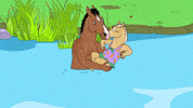 fun pool GIF by BoJack Horseman