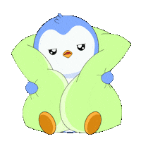 Tired Good Night Sticker by Pudgy Penguins