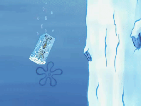 season 8 frozen face-off GIF by SpongeBob SquarePants