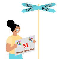 LifeSigner girl woman map metro Sticker