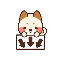 Shiba Sticker by Shiro Studio