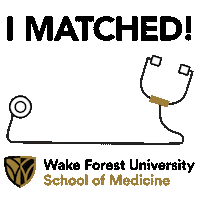 Doctor Matchday Sticker by Wake Forest School of Medicine