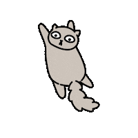 Scared Cat Sticker by KETNIPZ