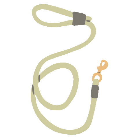 Dog Leash Sticker by Wildflower Pet Sitting and Dog Walking