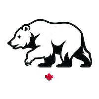 Canadian Bear Sticker by Noble North Co.